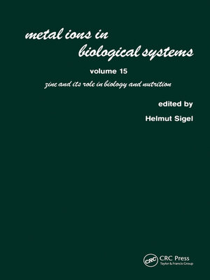 cover image of Metal Ions in Biological Systems, Volume 15